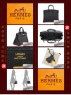 HERMES BIRKIN 25 (Pre-owned) - Black, Togo leather, Ghw